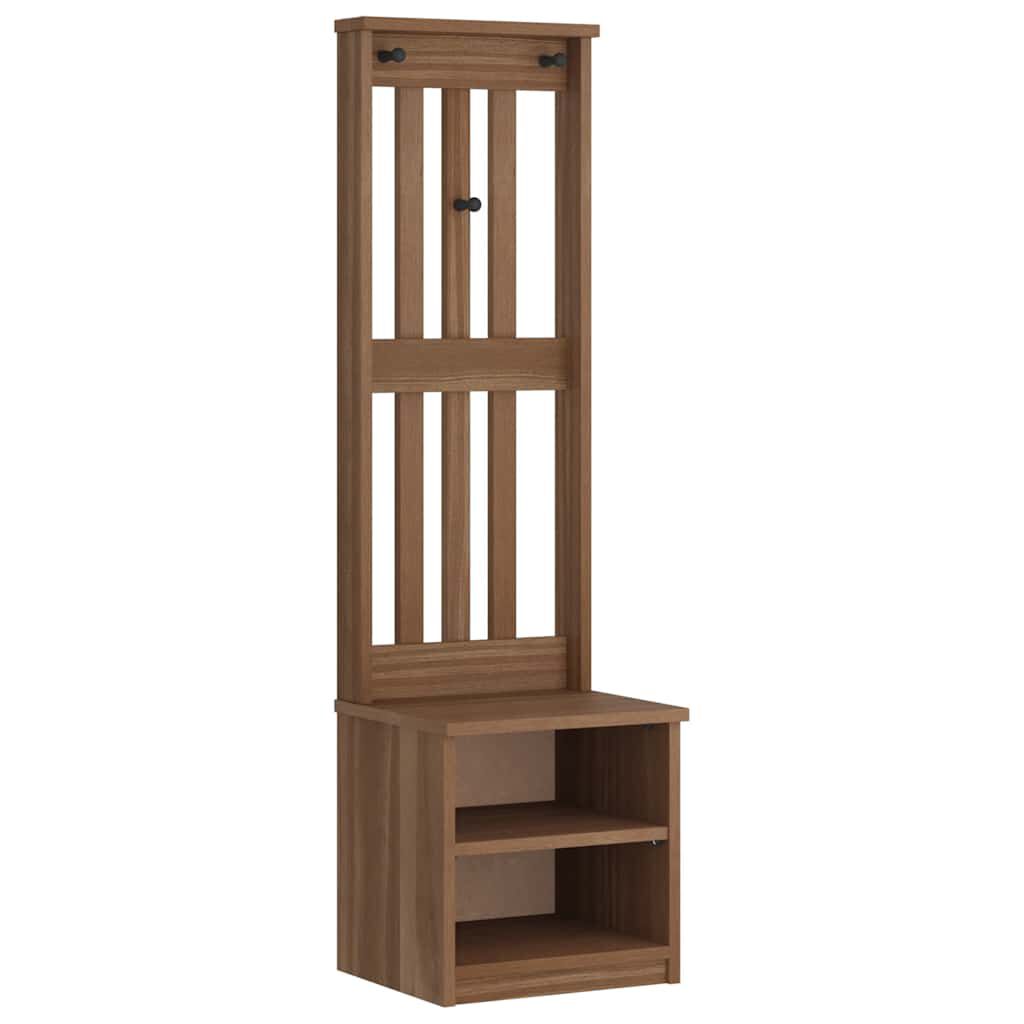 vidaXL Δέντρο χωλ "SANDENS" 45x40x159,5 εκ.Πεύκο μασίφ ξύλο