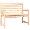 vidaXL Παγκάκι Κήπου 109 x 48 x 91,5 εκ. από Μασίφ Ξύλο Πεύκου