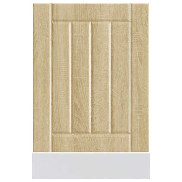 vidaXL Πλυντήριο πιάτων Πίνακας "Lucca" Sonoma Oak Engineered Wood