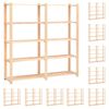 vidaXL &Rho;&alpha;&phi;&iota;έ&rho;&epsilon;&sigmaf; 5 &Epsilon;&pi;&iota;&pi;έ&delta;&omega;&nu; 10&tau;&epsilon;&mu; 500 &kappa; 170x38x170 &epsilon;&kappa; &Mu;&alpha;&sigma;ί&phi; &Xi;ύ&lambda;&omicron; &Pi;&epsilon;ύ&kappa;&omicron;&upsilon;