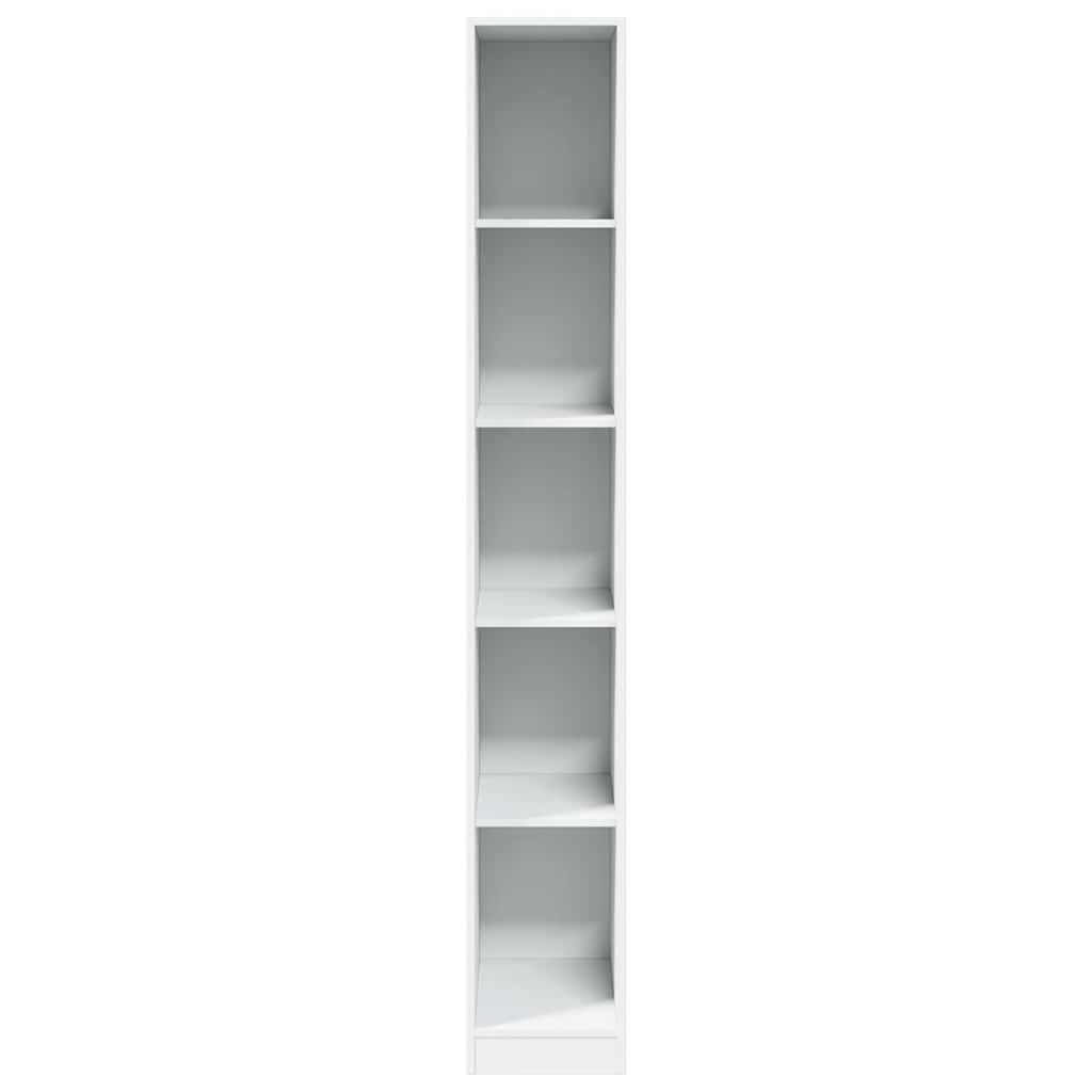 vidaXL Ντουλάπα Λευκή 30x50x200 εκ. από Επεξεργασμένο Ξύλο