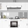 vidaXL Πίσω Πάνελ Κουζίνας 2 pcs Ανοιχτό γκρι 110 x 50 cm