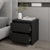 vidaXL Κομοδίνο Μαύρο 45 x 34,5 x 44,5 εκ. από Μοριοσανίδα