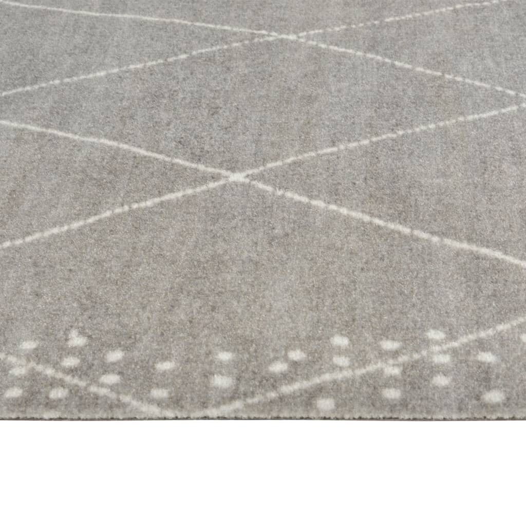vidaXL Χαλί Κουζίνας Πλενόμενο Σχέδιο Ρόμβοι 60 x 300 εκ. Βελούδινο