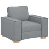 vidaXL Σετ Καναπέ με μαξιλάρι 3 pcs Γκρι 220 x 78 x 84 εκ. ύφασμα