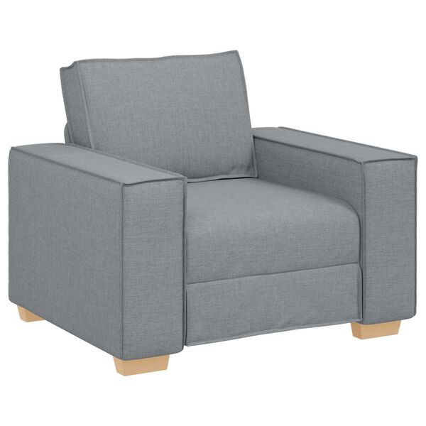 vidaXL Σετ Καναπέ με μαξιλάρι 3 pcs Γκρι 220 x 78 x 84 εκ. ύφασμα