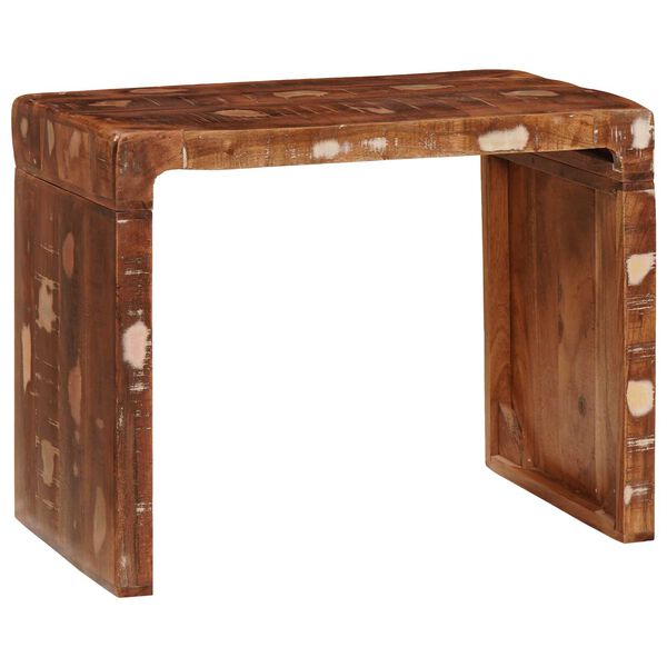 vidaXL End Table 60 x 35 x 46 εκ Στερεό ανακτημένο ξύλο