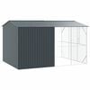 vidaXL Κλουβί Πουλιών Ανθρακί 430 x 310 x 247 εκ Γαλβανισμένος χάλυβας