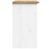vidaXL Κομοδίνο BODO Καφέ 53 x 38,5 x 67 εκ. από Μασίφ Ξύλο Πεύκου