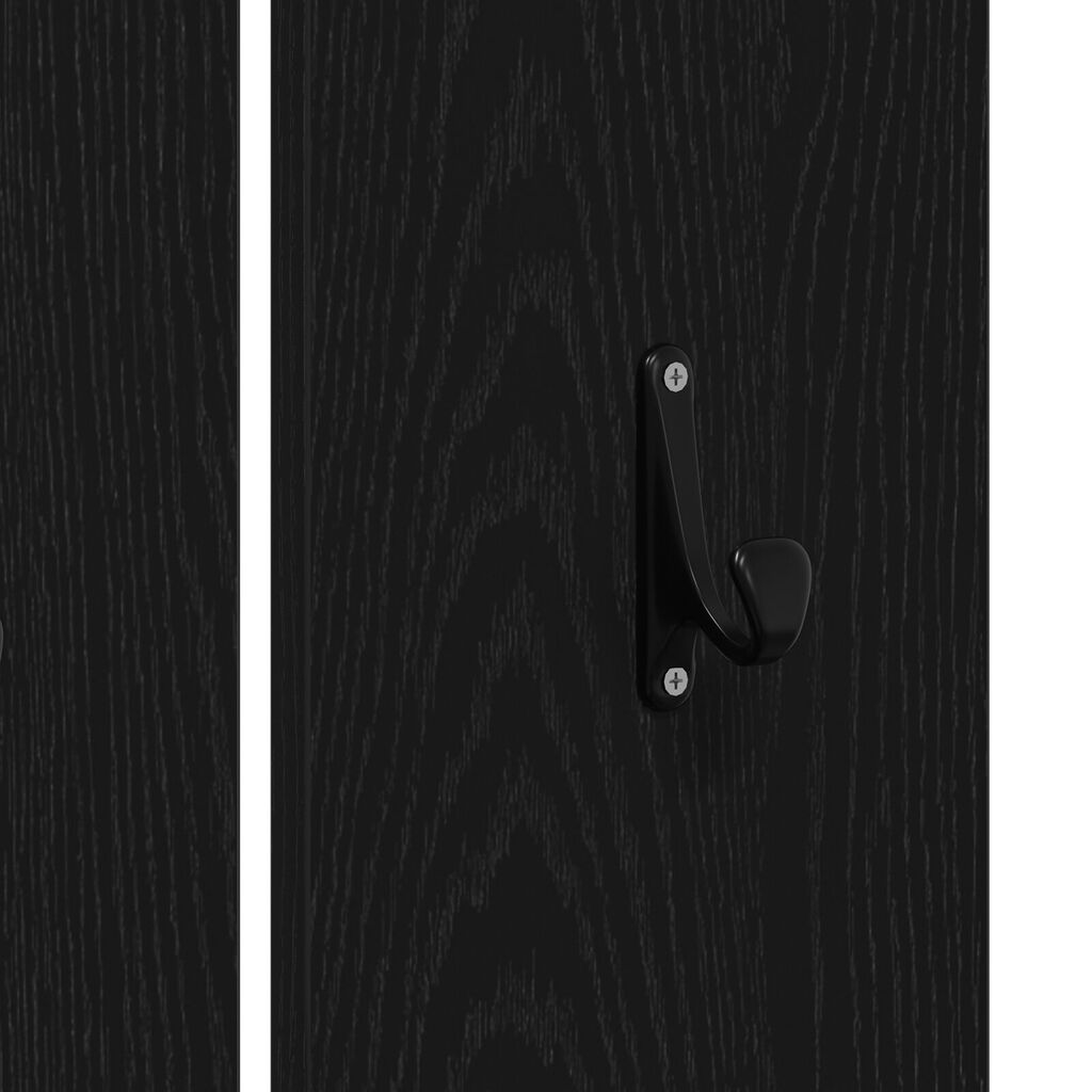 vidaXL Σετ Επίπλων Διάδρομου 4 pcs Μαύρη δρυς 80 x 30.5 x 40 εκ