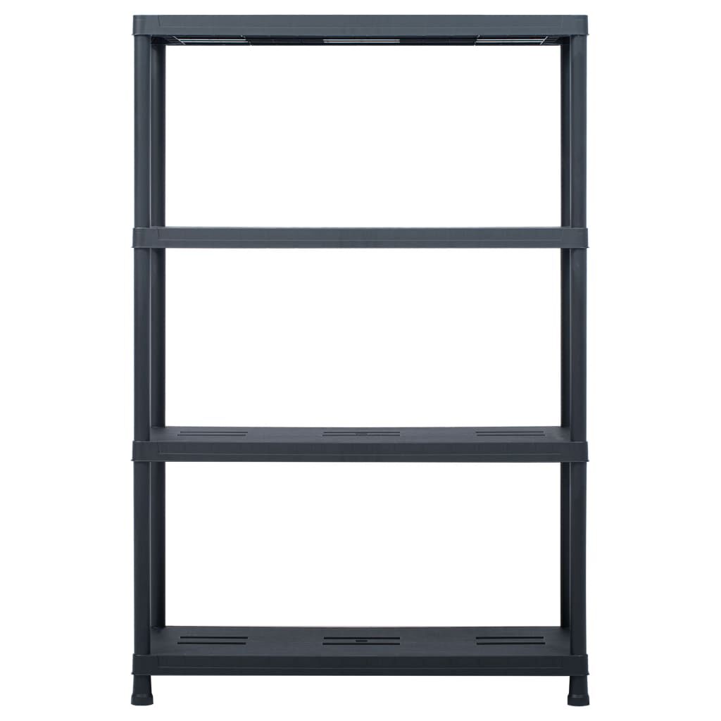 vidaXL Ραφιέρα Μαύρη 220 κ. 90 x 40 x 138 εκ. Πλαστική