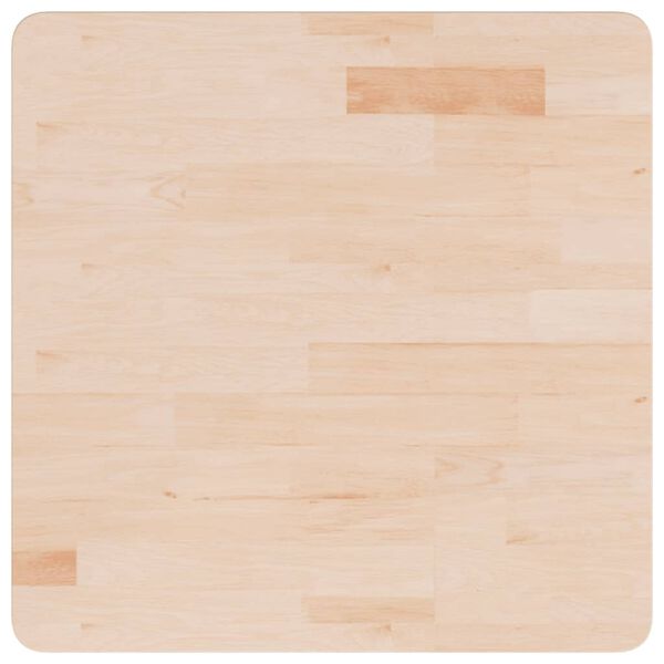 vidaXL Επιφάνεια Τραπεζιού Τετράγωνη 60 x 60 x 1,5 εκ. Μασίφ Ξύλο Δρυς