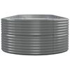 vidaXL Ζαρντινιέρα Γκρι 510x140x68 εκ. Ατσάλι με Ηλεκτρ. Βαφή Πούδρας