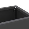 vidaXL Σχέδιο & βάση αποθήκευσης Μαύρο 28 x 12 x 41 εκ Ατσάλι