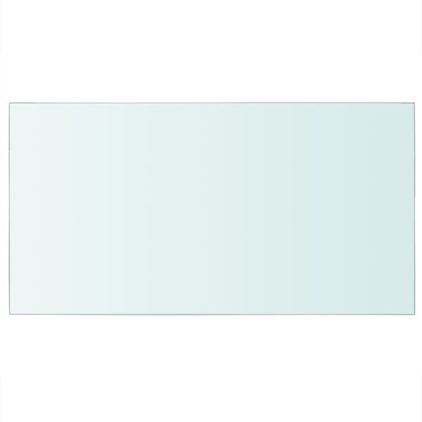 vidaXL Ράφια Πάνελ 2 τεμ. Διάφανα 40 x 25 εκ. Γυάλινα