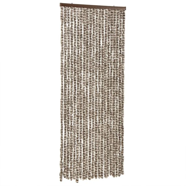 vidaXL Σήτα Εντόμων Taupe / Λευκό 56 x 200 εκ. από Σενίλ
