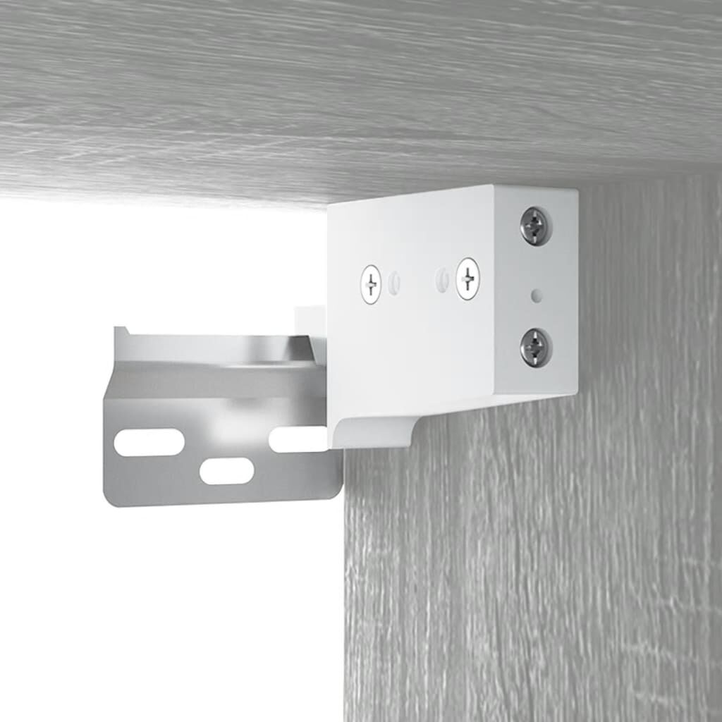 vidaXL Ντουλάπι Κρεμαστό Γκρι Sonoma 35x34x90 εκ. Επεξεργασμένο Ξύλο