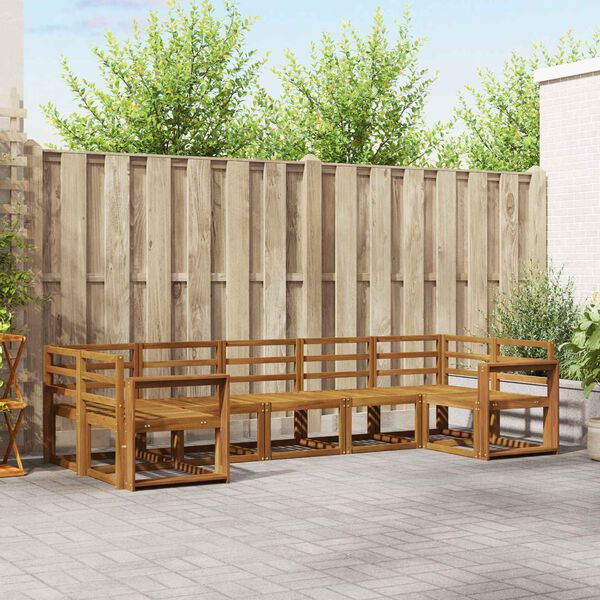 vidaXL &Sigma;&epsilon;&iota;&rho;ά &Kappa;&alpha;&nu;&alpha;&pi;έ &Epsilon;&xi;&omega;&tau;&epsilon;&rho;&iota;&kappa;&omicron;ύ 7 pcs &Phi;&upsilon;&sigma;&iota;&kappa;ό &Sigma;&tau;&epsilon;&rho;&epsilon;ό &Xi;ύ&lambda;&omicron; &Alpha;&kappa;&alpha;&kappa;ί&alpha;&sigmaf;