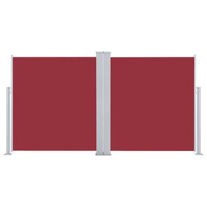 vidaXL Σκίαστρο Πλαϊνό Συρόμενο Κόκκινο 170 x 600 εκ.