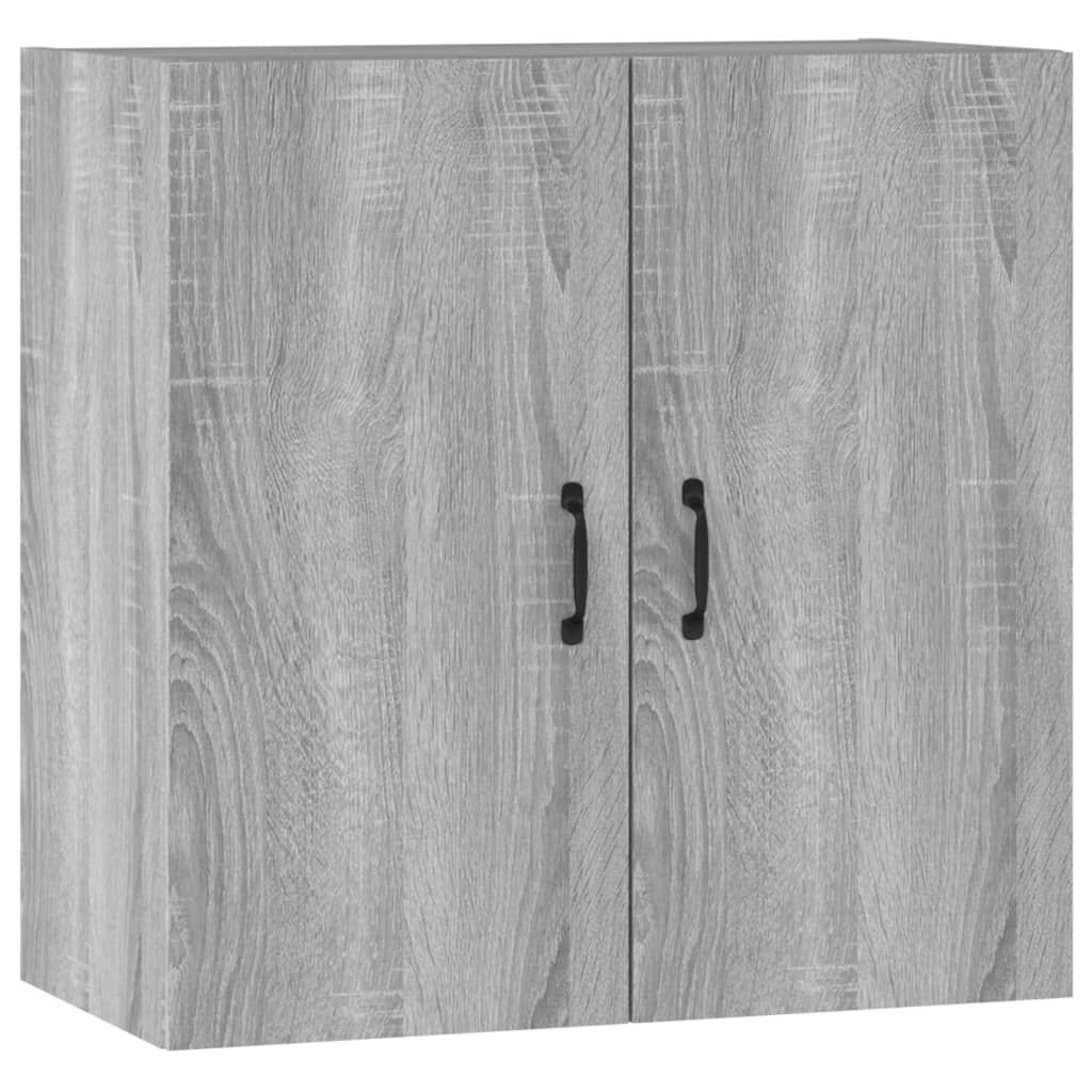 vidaXL Ντουλάπι Τοίχου Γκρι Sonoma 60x31x60εκ. Επεξεργασμένο Ξύλο
