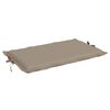 vidaXL Μαξιλάρι Ξαπλώστρας Taupe 186x58x4εκ. από Ύφασμα Oxford