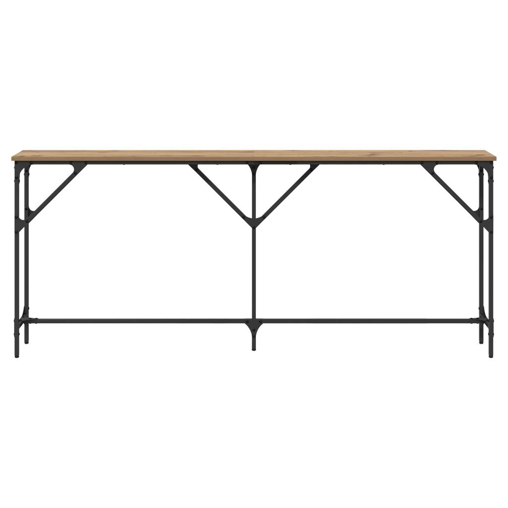 vidaXL Κονσόλα Δρυός 180x23x75 εκ. Τεχνικώς Επεξεργασμένο Ξύλο