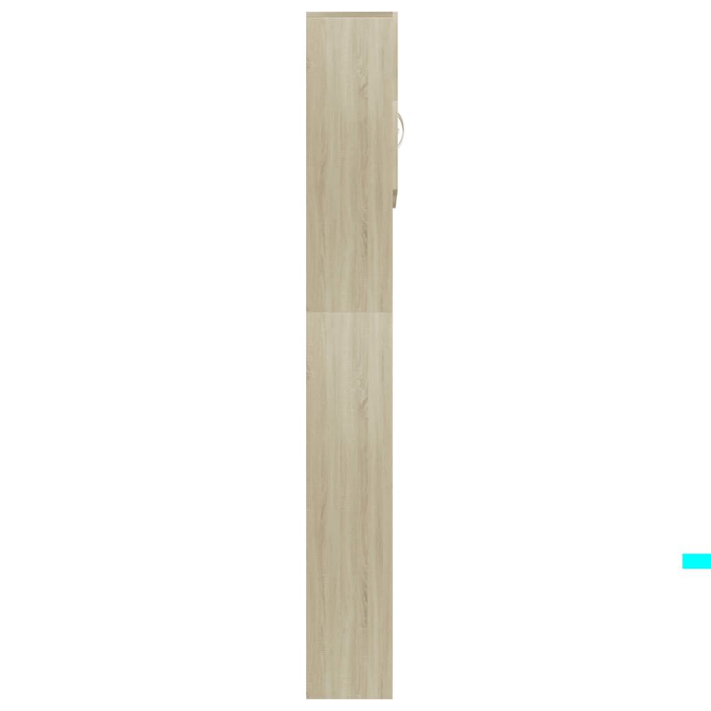 vidaXL Ντουλάπι Πλυντηρίου Χρώμα Sonoma Δρυς 64x25,5x190εκ Επεξ. Ξύλο