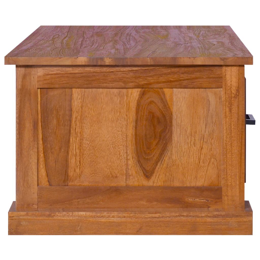 vidaXL Έπιπλο Τηλεόρασης 90 x 50 x 37 εκ. από Μασίφ Ξύλο Teak