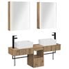 vidaXL &Sigma;&epsilon;&tau; &Nu;&tau;&omicron;&upsilon;&lambda;&alpha;&pi;&iota;ώ&nu; &Mu;&pi;ά&nu;&iota;&omicron;&upsilon; 5 pcs Artisan &Delta;&rho;&upsilon;&sigmaf; 53 x 15,5 x 70 &epsilon;&kappa;.