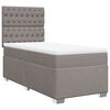 vidaXL &Kappa;&rho;&epsilon;&beta;ά&tau;&iota; Boxspring &mu;&epsilon; &Sigma;&tau;&rho;ώ&mu;&alpha; Taupe 90x200 &epsilon;&kappa;. &Upsilon;&phi;&alpha;&sigma;&mu;ά&tau;&iota;&nu;&omicron;
