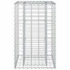 vidaXL &Alpha;&nu;&alpha;&sigma;&eta;&kappa;&omega;&mu;έ&nu;&omicron; &kappa;&rho;&epsilon;&beta;ά&tau;&iota; gabion &Alpha;&sigma;&eta;&mu;ί 50 x 50 x 80 cm