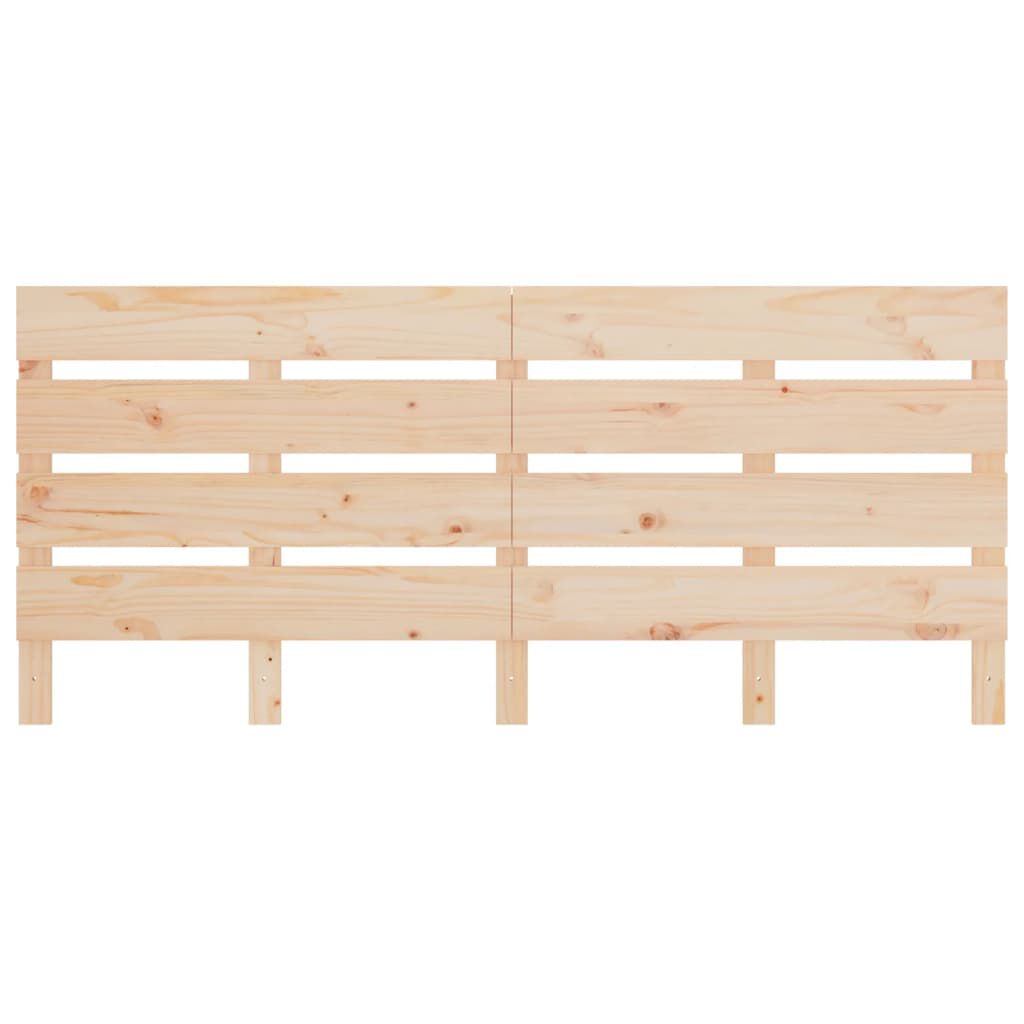 vidaXL Κεφαλάρι Κρεβατιού 140 x 3 x 80 εκ. από Μασίφ Ξύλο Πεύκου