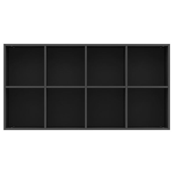 vidaXL Ραφιέρα/Βιβλιοθήκη Μαύρη 66 x 30 x 130 εκ. από Επεξ. Ξύλο