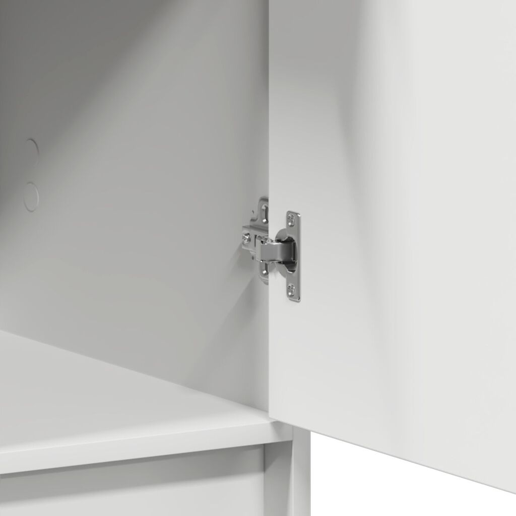 vidaXL Υψηλός μπουφές Λευκός 40x41x135 εκ. Ξύλο επεξεργασμένου