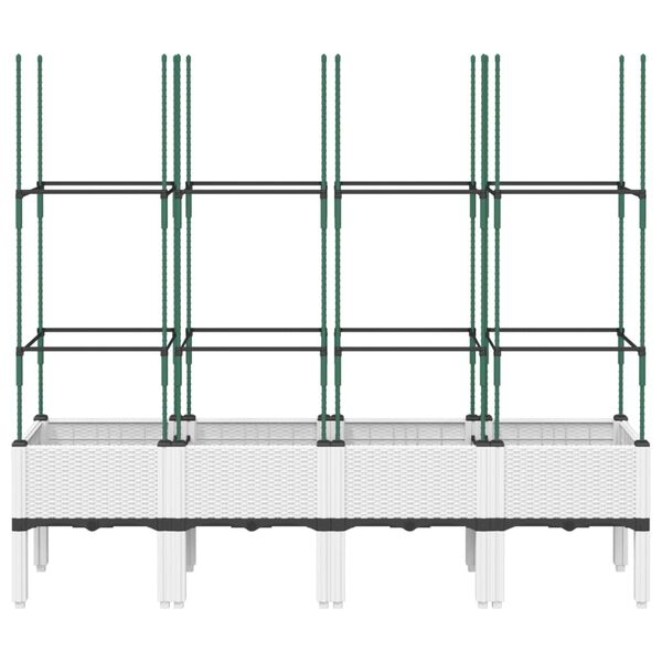 vidaXL &Zeta;&alpha;&rho;&nu;&tau;&iota;&nu;&iota;έ&rho;&alpha; &Kappa;ή&pi;&omicron;&upsilon; &mu;&epsilon; &Kappa;&alpha;&phi;&alpha;&sigma;&omega;&tau;ό &Lambda;&epsilon;&upsilon;&kappa;ή 160x40x142,5 &epsilon;&kappa;. &alpha;&pi;ό PP