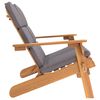 vidaXL Παγκάκι Κήπου Adirondack με Μαξιλάρια 126 εκ Μασίφ Ξύλο Ακακίας