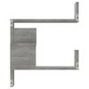 vidaXL Γωνιακή Ραφιέρα Τοίχου Γκρι Sonoma 40x40x50 εκ. Επεξεργ. Ξύλο