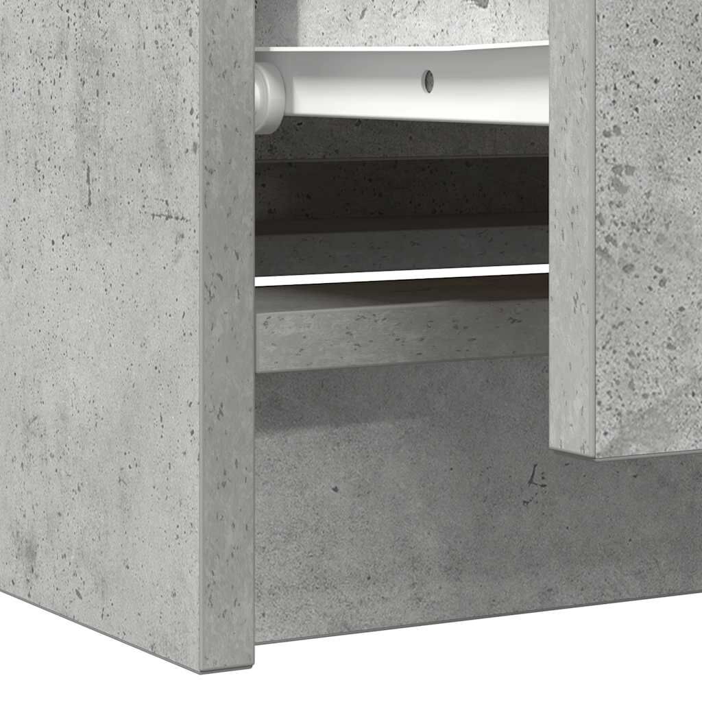 vidaXL Έπιπλο Τηλεόρασης Γκρι Σκυρ. 100x35x54 εκ. Επεξ. Ξύλο