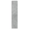 vidaXL Βιβλιοθήκη με 3 Ράφια Γκρι Σκυροδ. 40x24x109 εκ. Επεξεργ. Ξύλο