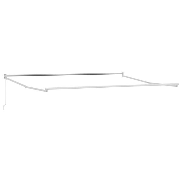 vidaXL Υποδοχή Ανασυρόμενης Τέντας Ριγέ 450x300 cm
