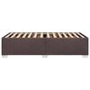 vidaXL Σκελετός Κρεβατιού Χωρίς Στρώμα Σκ. Καφέ 90x200 εκ. Υφασμάτινο