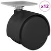 vidaXL &Sigma;&tau;&rho;ό&phi;&iota;&gamma;&gamma;&alpha; 12 &tau;&epsilon;&mu;. &Mu;&alpha;ύ&rho;&omicron; 39,5 x 39,5 x 37,8 &chi;&iota;&lambda; &Sigma;ί&delta;&eta;&rho;&omicron;&sigmaf; &kappa;&alpha;&iota; PP