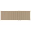 vidaXL Ξαπλώστρα από Εμποτισμένο Ξύλο Πεύκου με Μπεζ Μαξιλάρι