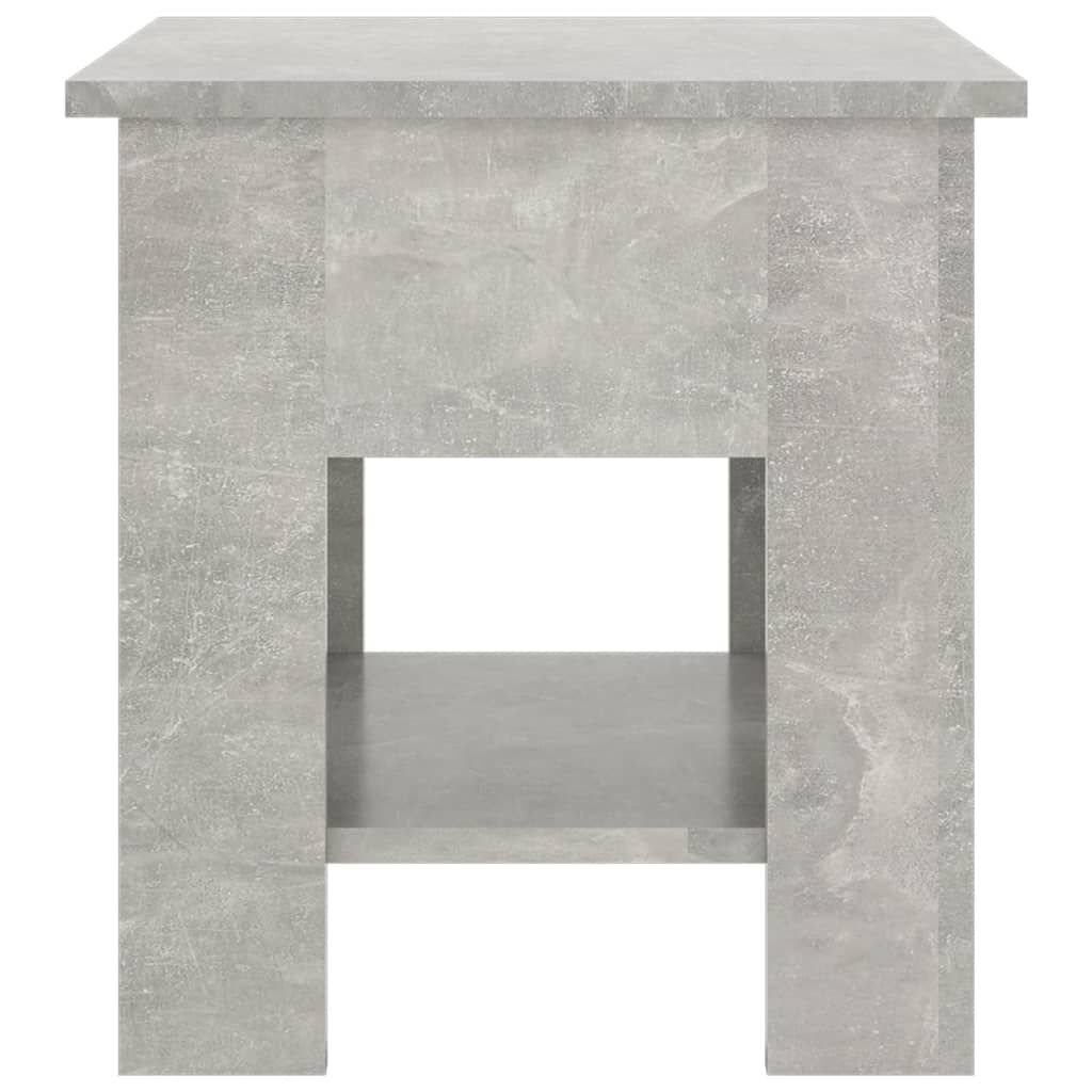 vidaXL Τραπεζάκι Σαλονιού Γκρι Σκυρ. 40 x 40 x 42εκ από Συνθετικό Ξύλο