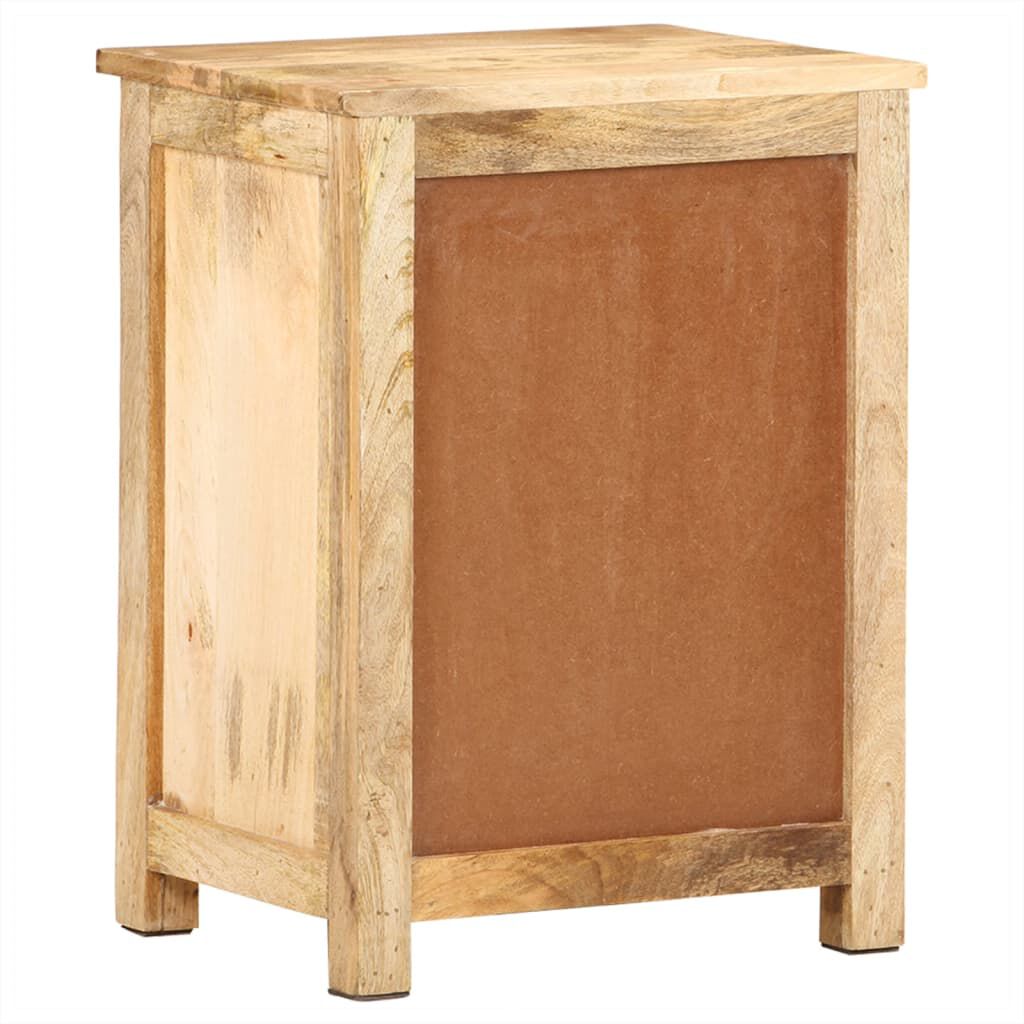 vidaXL Κομοδίνο 45 x 35 x 60 εκ. από Μασίφ Ξύλο Μάνγκο