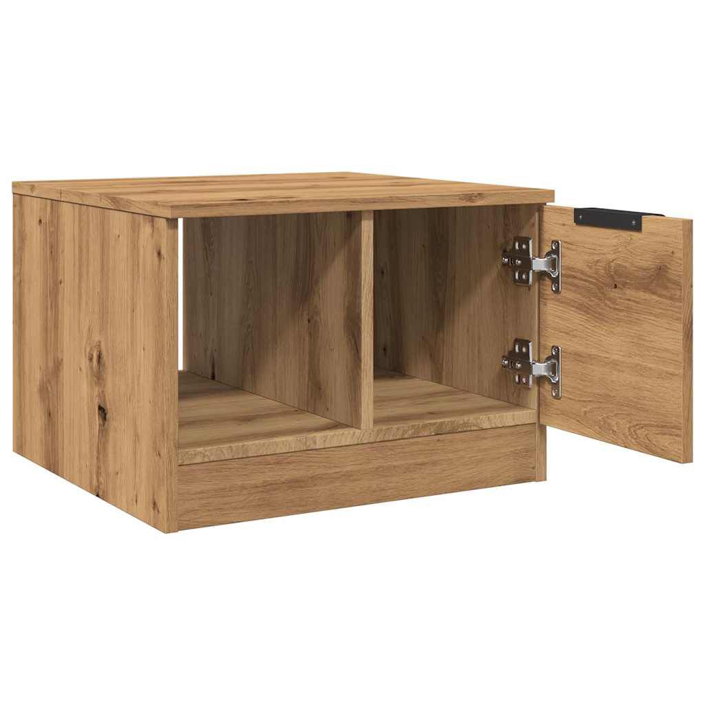 vidaXL Τραπεζάκι Σαλονιού τεχνίτης Δρυς 50x50x36 εκ Επεξεργασμένο Ξύλο