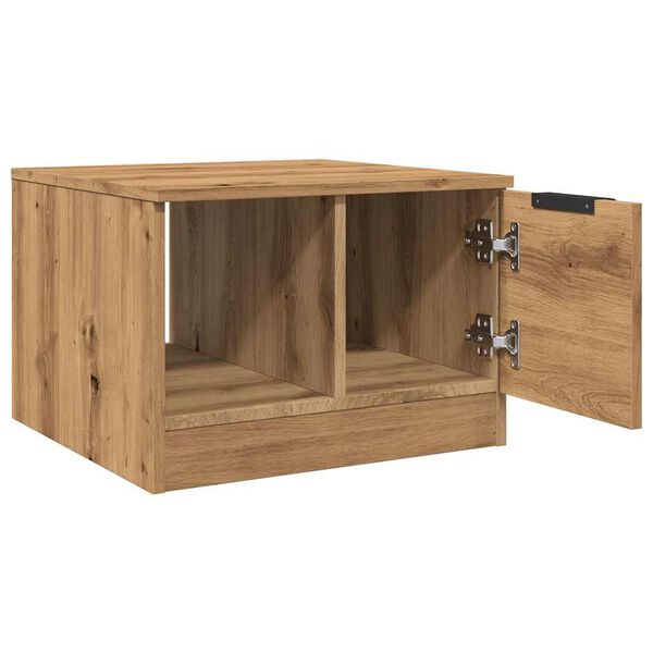 vidaXL Τραπεζάκι Σαλονιού τεχνίτης Δρυς 50x50x36 εκ Επεξεργασμένο Ξύλο