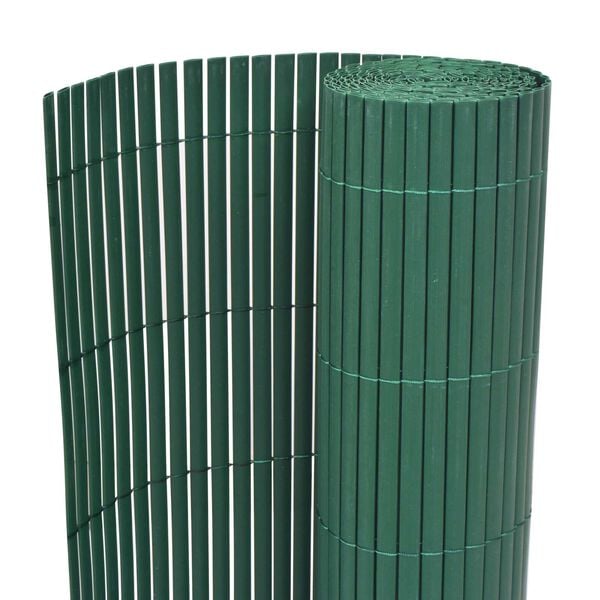 vidaXL Κήπος Φράκτης Διπλής Όψης Πράσινο 1,5x3 μ PVC