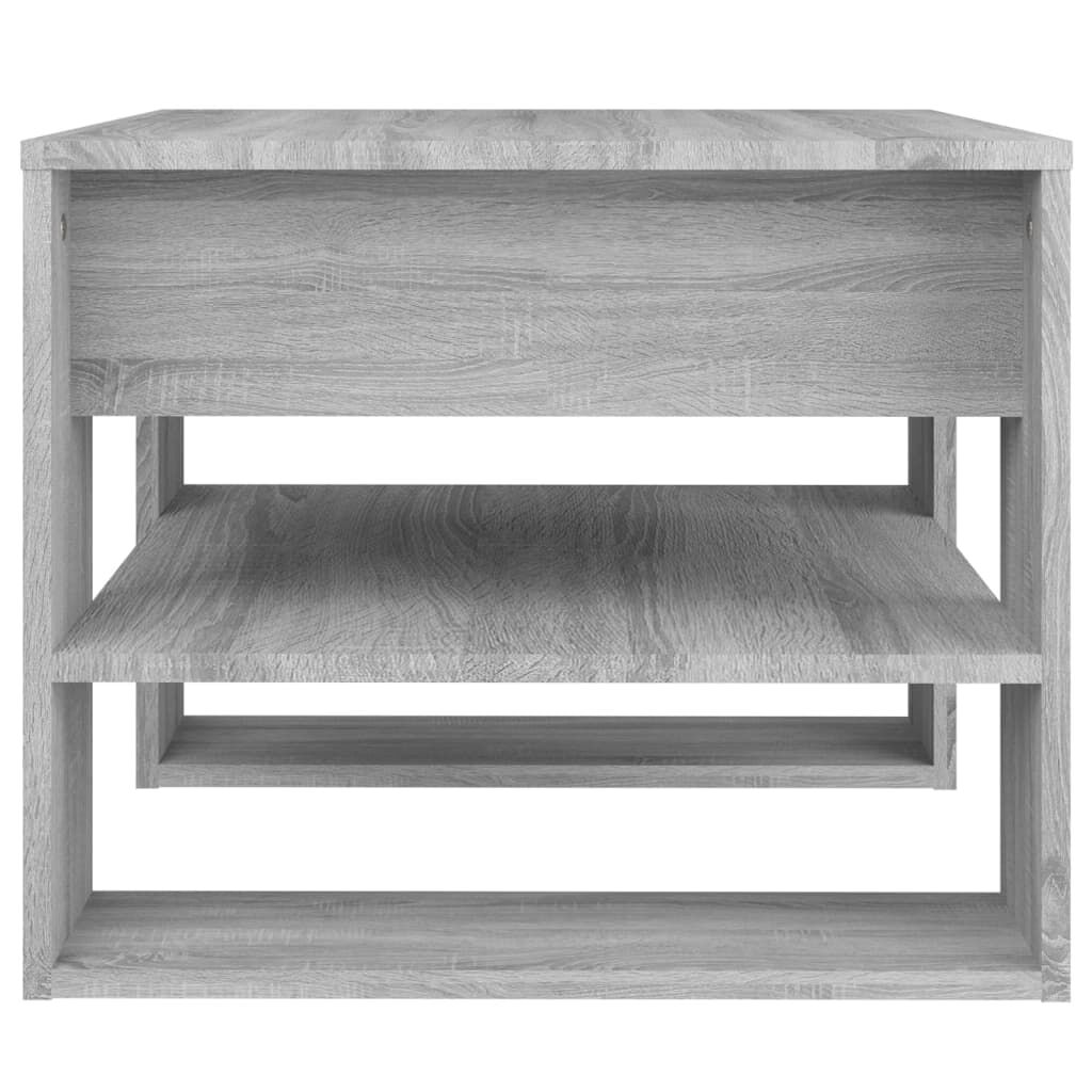 vidaXL Τραπεζάκι Σαλονιού Γκρι Sonoma 55,5x55x45εκ. Επεξεργασμένο Ξύλο