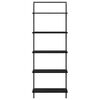 vidaXL Ράφι Βιβλίων Μαύρη δρυς 60 x 24 x 168 εκ. Επεξεργασμένο ξύλο